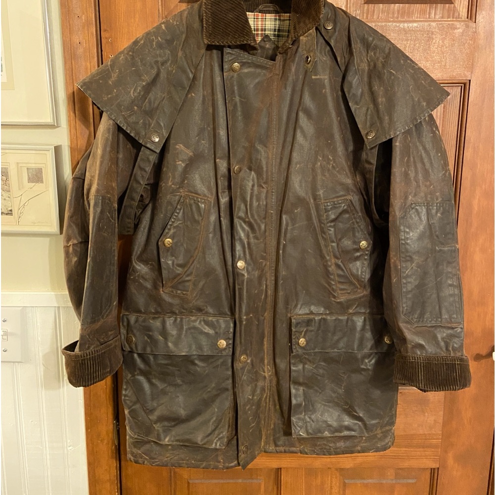 Outback Trading Company Oilskin Coat Oiled Canvas